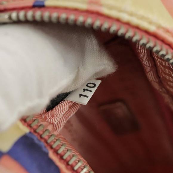 PRADA Chain Shoulder Bag Nylon Purple Silver Auth 96985 - Picture 12 of 16